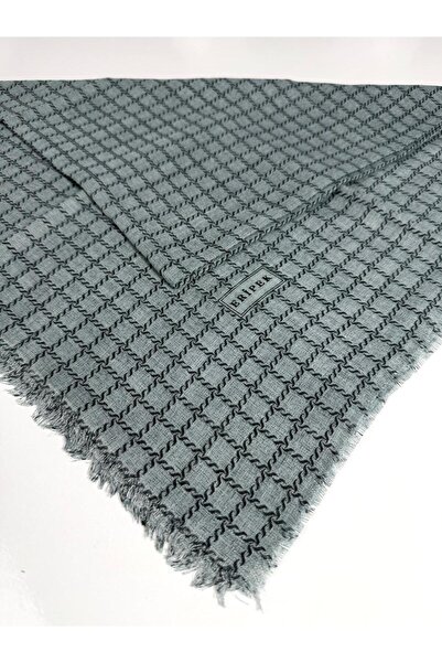 Eripek Eșarfă din in cu model - 06112-17