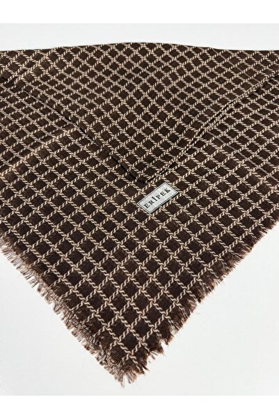 Eripek Eșarfă din in cu model - 06112-19