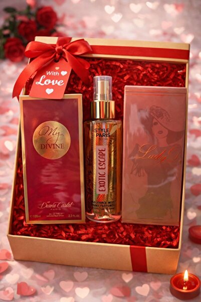 Diane Castel Set cadou Ziua Îndrăgostiților – My Divine, Exotic Escape & Lady D