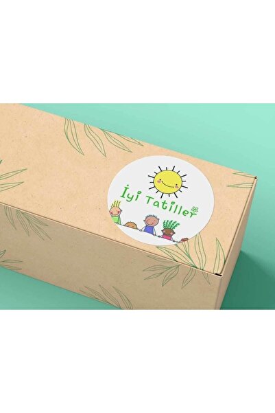 KanvasSepeti Autocolant Vacanță bună Copii Karne Summer Season 4 Cm (40 BUC.)...