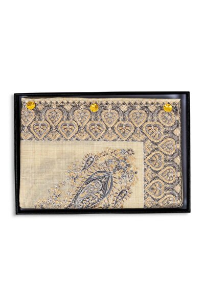 First Life شال كشميري حياكة يدوية فاخر