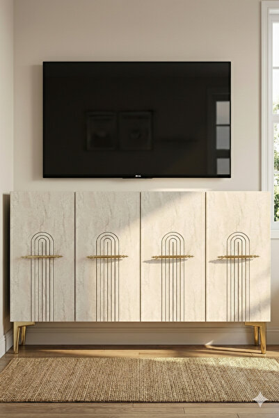 YUMEDİ DESİGN KA1215BT - SHUMEN KONSOL, TV SEHPASI, ÇOK AMAÇLI DOLAP ve KAHVE...