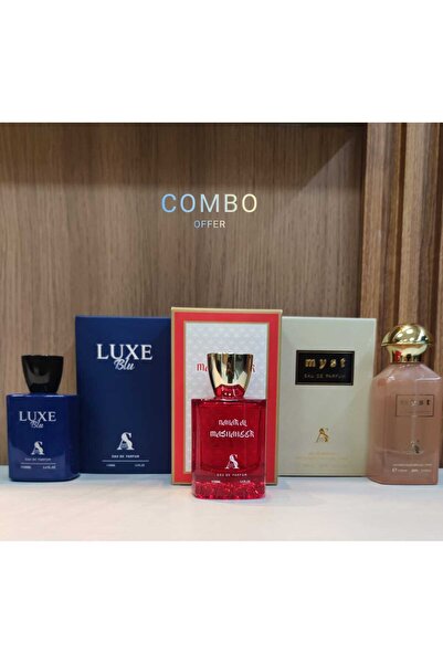 Arab Secret مجموعة مميزة (لوكس بلو، نهار المشاهر، ميست) | عبوة من 3 قطع | للر...