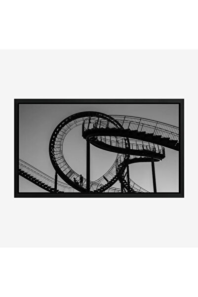 Tajridhome لوحة ترفيه - أفعوانية - بالأبيض والأسود - درامي - لوحات فن عصري - ...