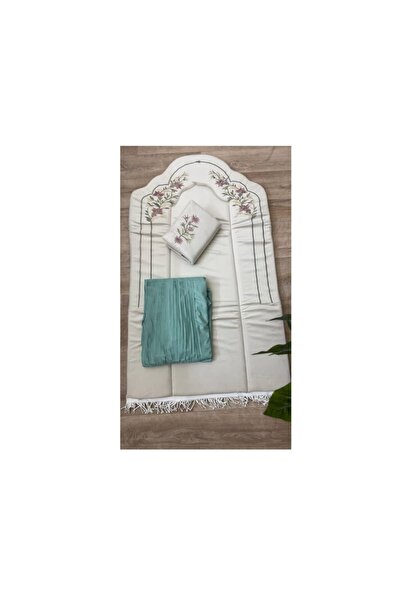 MAYAR Padded foam prayer mat set with prayer sheet, cool and excellent material