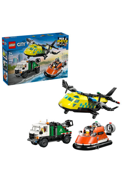 LEGO City Airplane, Service Vehicle and Hovercraft