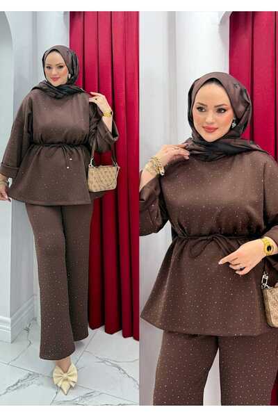 SCUBA Double Set Hijab Bottom Top Set
