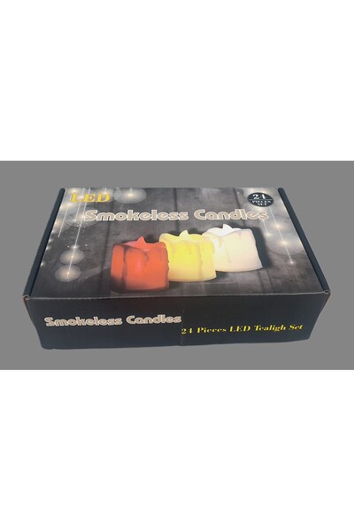 Generic Smokeless LED candles, 24 pieces, mini electronic candles, LED lighting