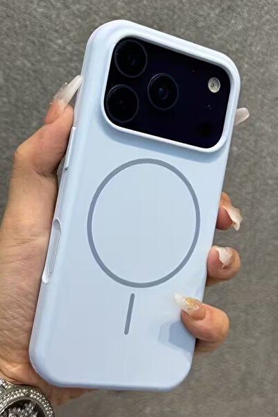 WANNA PROTECT Iphone 17 Pro Max Uyumlu Magsafe Destekli Kablosuz Renkli Silik...