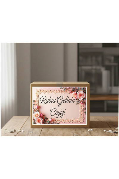 bertekdijital İsimli Çeyiz Etiketi - Kendinden Yapışkanlı - A4 Ebat (29 X 21 ...