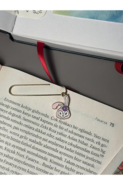 Rika Spolia & Co. Pembe Tavşan Kitap Ayracı