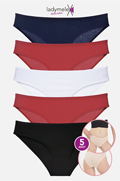 LadyMelex Women's Panties, Mixed Color Panties, Soft Cotton Fabric, Bikini Mo...