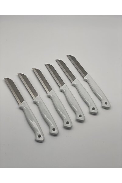 Solingen Tırtıklı Meyve Ve Sebze Bıçağı 6'Lı Beyaz