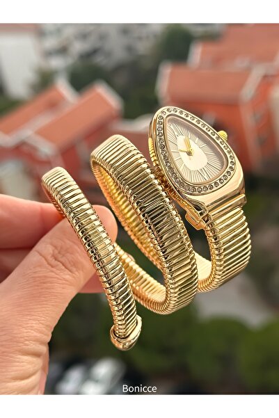 Bonicce Snake Watch, Valentine's Day Gift in Stylish Gift Package Women's Wat...