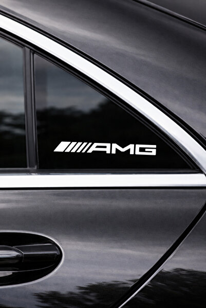 Yalıgraf Reklam Tabela Mercedes Amg Butterfly Glass Auto Sticker 17 cm (2Pcs)