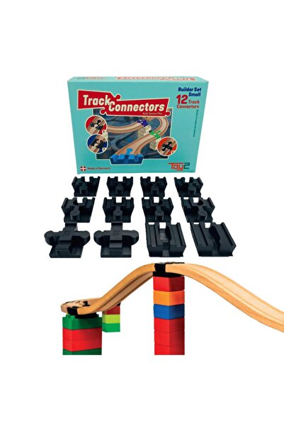 TOY2 Set de conectori pentru șine LEGO și din lemn