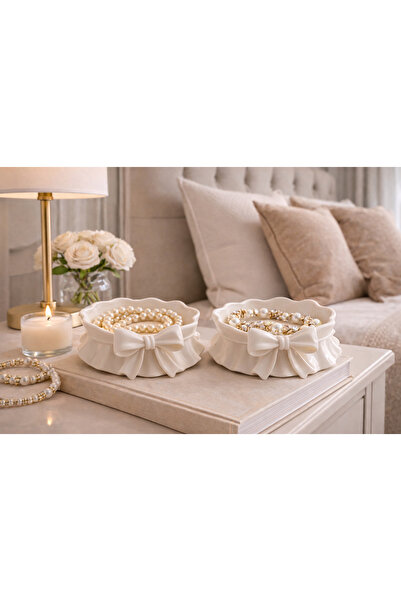 MİR STORE – 2-Piece Bowknot Jewelry Bowl