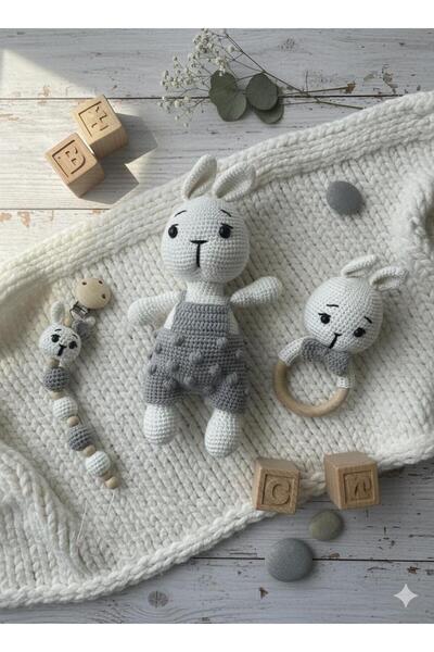 Ayana Cosmetic amigrumi organik el yapımı bebek seti