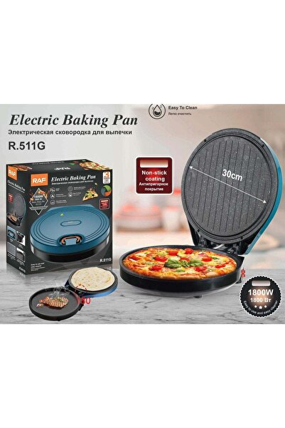 Generic R.511 Electric Multi-Function Cooker Pan – 1800W Non-Stick Pizza, Bre...