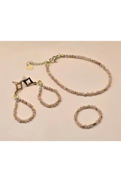 Verdandi Leather RUTILATED QUARTZ SET