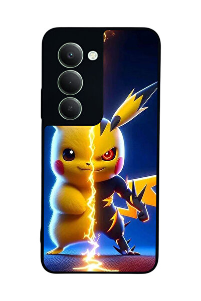 Aksel Kılıf متوافق مع هاتف Xiaomi Redmi 15 5G مطبوع، أسود غير لامع، سيليكون ن...