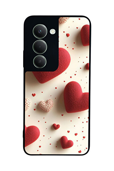 Aksel Kılıf متوافق مع هاتف Xiaomi Redmi 15 5G مطبوع، أسود غير لامع، سيليكون ن...