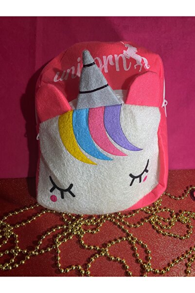 bombshop8 Unicorn Kız Çocuk Bez Sırt Çantası