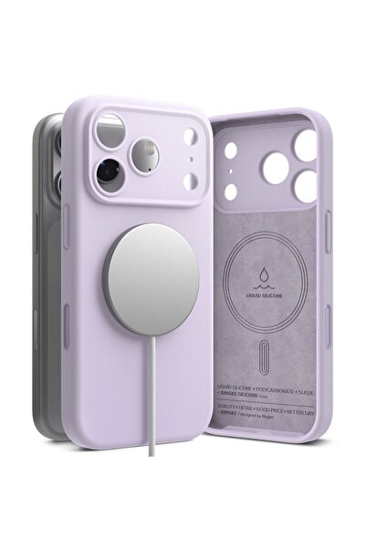 Ringke MagSafe Silicone Case for iPhone 17 Pro - Purple