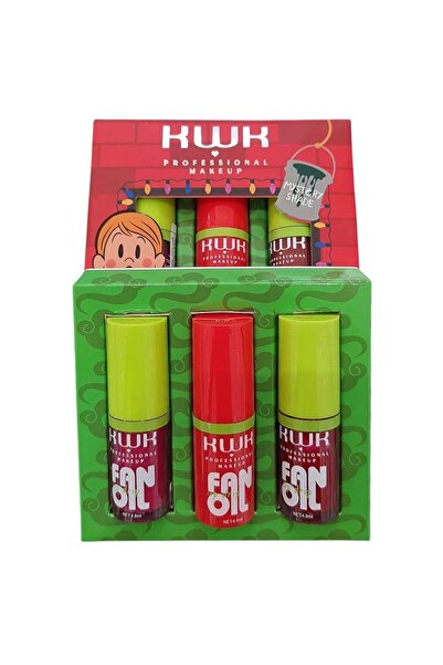 KWK Lip gloss in 3 colors