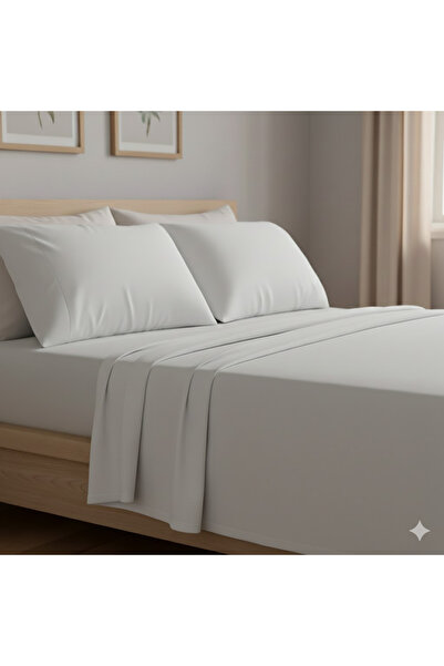 Alpateks Home 100% Cotton Satin 100X200+30 cm Single Elastic Sheet Set