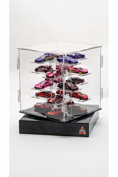 ERG DİECAST 20 Araçlık Diorama Pleksi Model Araba Sergileme Kutusu