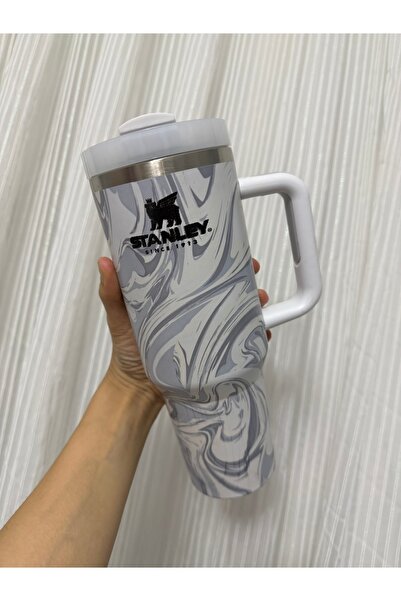 ABAZAR pipetli Quencher H2.0 Flowstat Paslanmaz Çelik Yalıtımlı Bardak 40 Oz ...