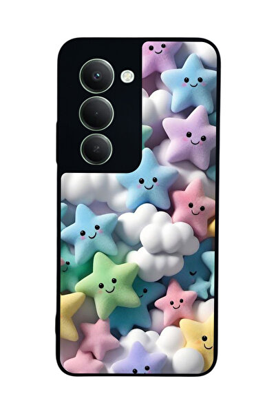 Aksel Kılıf متوافق مع هاتف Xiaomi Redmi 15 5G مطبوع، أسود غير لامع، سيليكون ن...