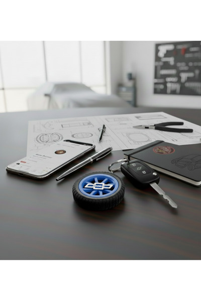 Ümraniye3d سلسلة مفاتيح فاخرة بشعار شيفروليه