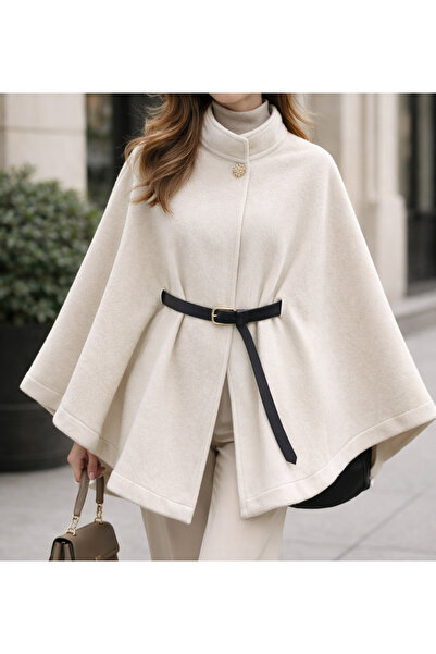 ayriss Kaşe Panço Mont Modern Şıklığın Yeni Yorumu