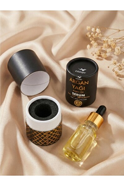 COZLEY Saf Argan Serumu 10 ml – Saç, Kaş, Kirpik ve Tırnak Güçlendirici Katkısız Yağ Premium Bakım İksiri