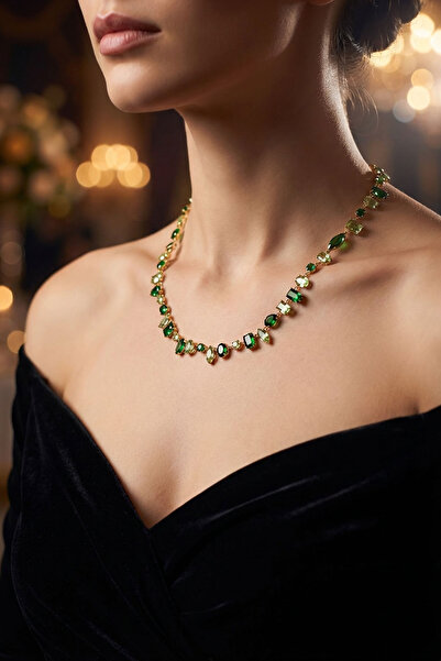 bacc قلادة نسائية من تريند سيلكت بحجر الزركون غير القابل للدوران BCYJ-251045