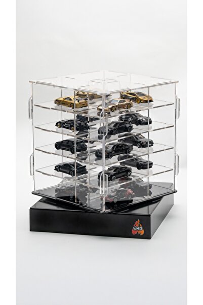 ERG DİECAST 20 Araçlık Diorama Pleksi Model Araba Sergileme Kutusu