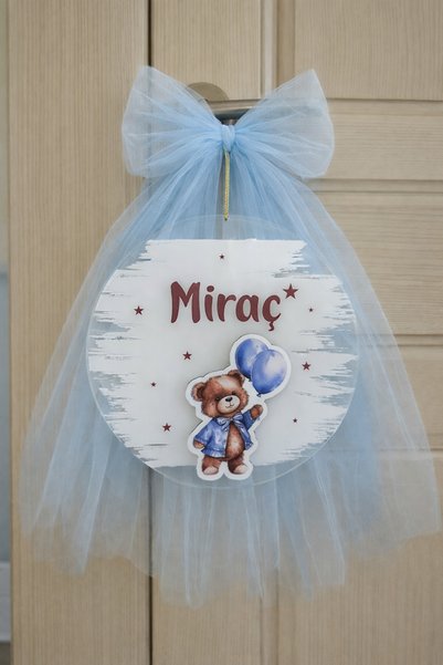 Mgs Mgsdizayn 30*30 Baby Door Decoration (Please Specify the Name in the Ques...