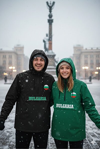 SARI Bulgaria Bulgaria Half Zip Raincoat