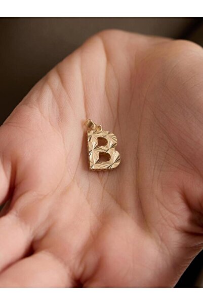 Nurgül Özen Jewelry Altın C Harfi 14 Ayar Kolye Ucu