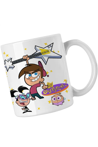 OEM Fairly Odd Parents Mug Timmy Turner Guitar Wizards of the Coast