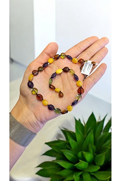 Kehribarkolyecimm Kehribar ametist kombin kehribar kolye