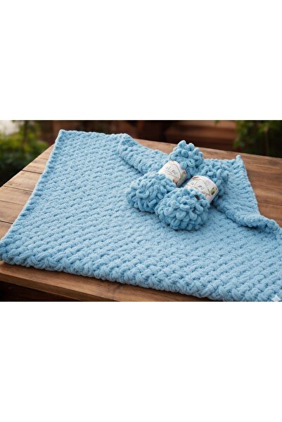 MAZSAY EL ÖRGÜSÜ PARMAK İP BEBEK BATTANİYESİ BABY