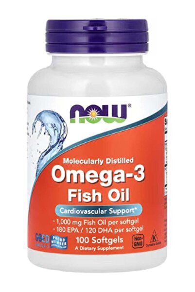 Fish Omega-3 Oil 1,000 mg 180 EPA - 120 DHA 100 Softgels