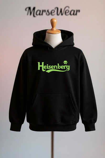 Vordevia هيزنبرج مطبوع سويت شيرت قطني بثلاثة خيوط O قصة فضفاضة K بغطاء رأس