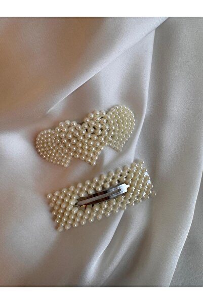 GIDI GIDI SHOP 2 قطعة من مشابك السياج الجانبية ذات الحبيبات اللؤلؤية