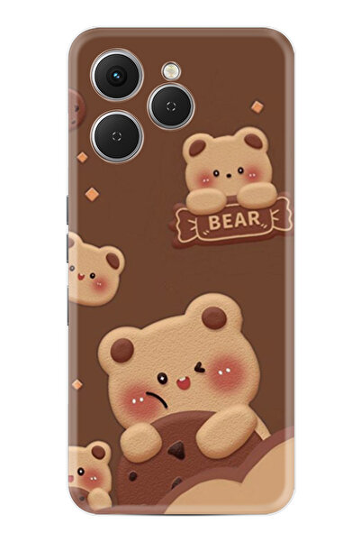 TECNO Spark 40 (Km5n) Kılıf Boutique Baskılı Resimli Bears Pcode -032
