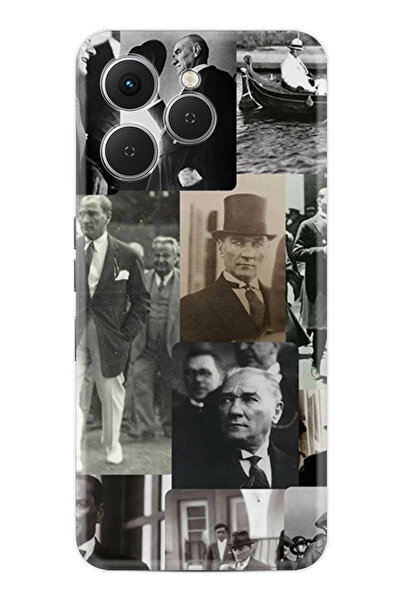 TECNO Spark 40 (Km5n) Kılıf Boutique Baskılı Resimli Atam Pcode -043