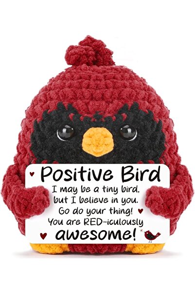 KASTWAVE Positive Pocket Bird Plush Toy